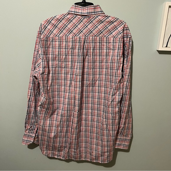 Tommy Hilfiger Madras Mens Shirt - Picture 2 of 4